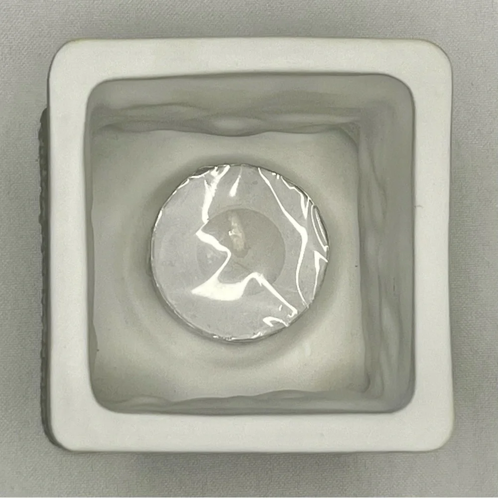 Thomas Kinkade Votive Tea Light Candle Holder Square Cottages LIKE‎ NEW